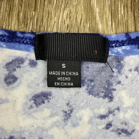 Blue Tie Dye Bodycon Dress - S - Picture 4 of 4